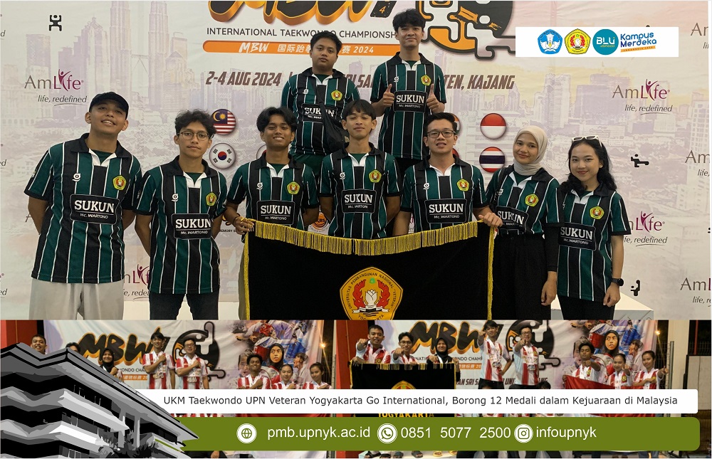 slot gacor terpercaya 2023 UKM Taekwondo UPN Veteran Yogyakarta Go International, Borong 12 Medali dalam Kejuaraan di Malaysia